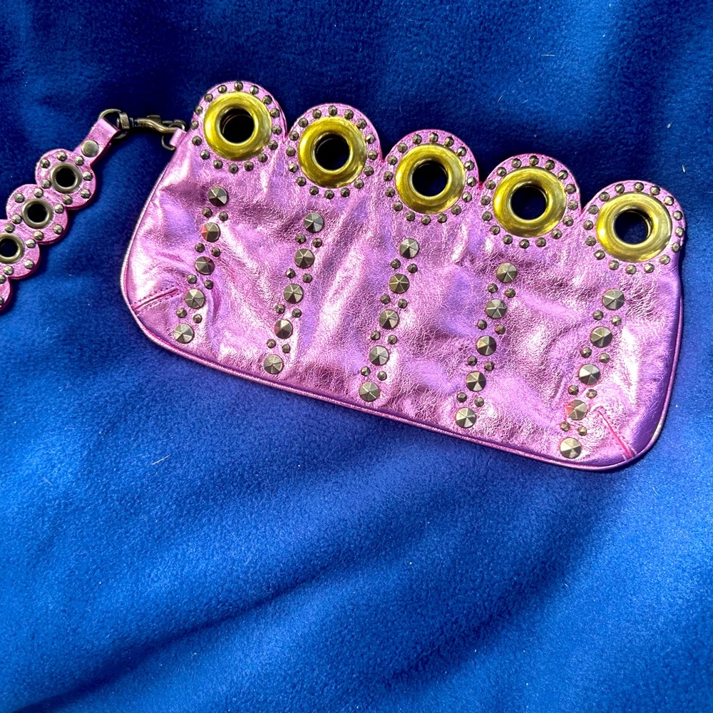 Isabella Fiore Irridescent Pink Bag